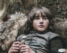 Isaac Hempstead Wright Game of Thrones Autographed Signed 8x10 Photo ACOA MA7