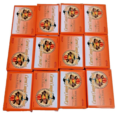 Carrot Complexion Soap pack of 12 Beauty soap orange color $23.75 for ...