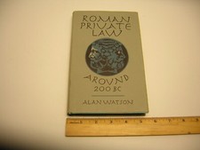 Roman Private Law Around 200 BC by Alan Watson (hardcover, 1971)