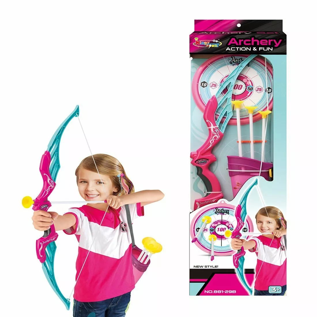 Pink bow n sale arrow