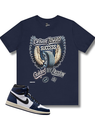 SNEAKER EFFECT TEE SHIRT to match Air Jordan 1 Retro High OG Midnight Navy