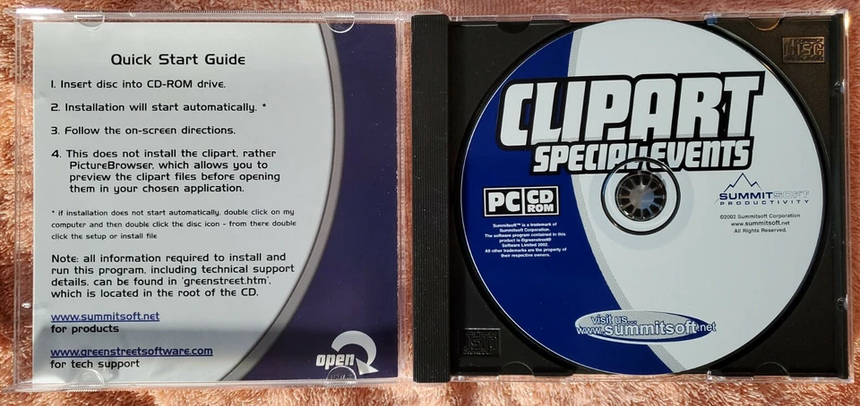 SUMMITSOFT Clip Art Special Events ( Windows ) L.N SHIPS FREE  L@@ K !!!! - Image 4 of 4