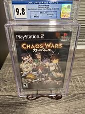 Chaos Wars (Sony PlayStation 2, 2008) - CGC Graded 9.8 A++, Sealed, Y-Fold