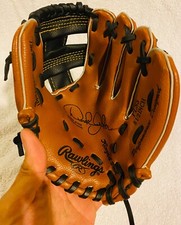 Baseball Glove Youth 8-1/2" Derek Jeter autograph PL85 RAWLINGS right Handed