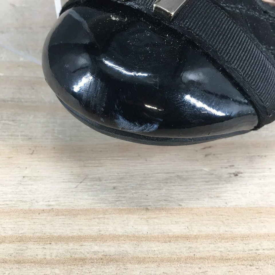 Tommy Hilfiger Shoes Youth 4 Womens 5.5 Kayleigh Nina Quilted Ballet Flats Black - Image 3 of 4