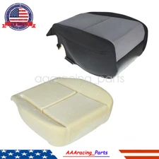 For 07-14 Chevy Silverado 1500 Driver Side Bottom Cloth Seat Cover+Foam Cushion