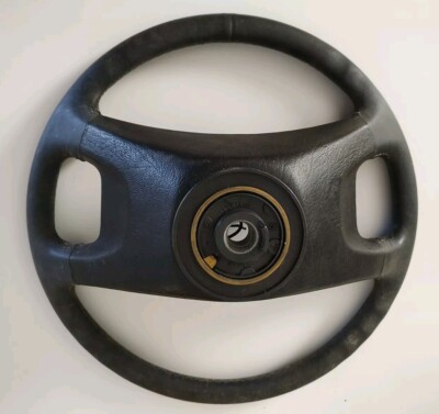 OEM Audi 85 4000s Quattro 80 90? Leather steering Wheel W Sun Damage #443419655C