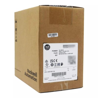 AB Brand New 25C-D6P0N104 PowerFlex 527 AC Drive 3HP Free Shipping