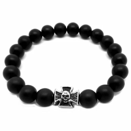 Bracelets fantaisie pierre onyx