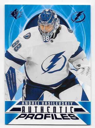 20/21 SP AUTHENTIC PROFILES BLUE PARALLEL Hockey (#AP1-AP20) U-Pick From List - Picture 4 of 19