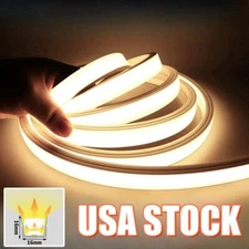 24V 4000K Flexible LED Light Strip Silicone Channel System Waterproof Home Decor