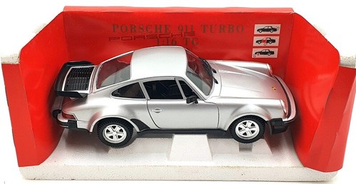 Polistil 1/16 Scale Diecast - 013349 - Porsche 911 Turbo TG - Silver - Picture 4 of 5