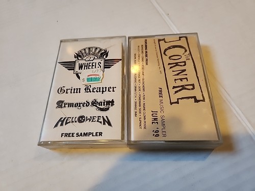 Music Sampler Cassette Grim Reaper Helloween Buckcherry