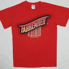 Fahrenheit Hershey Park T-Shirt Small 97 Degrees And Falling Fast Roller Coaster