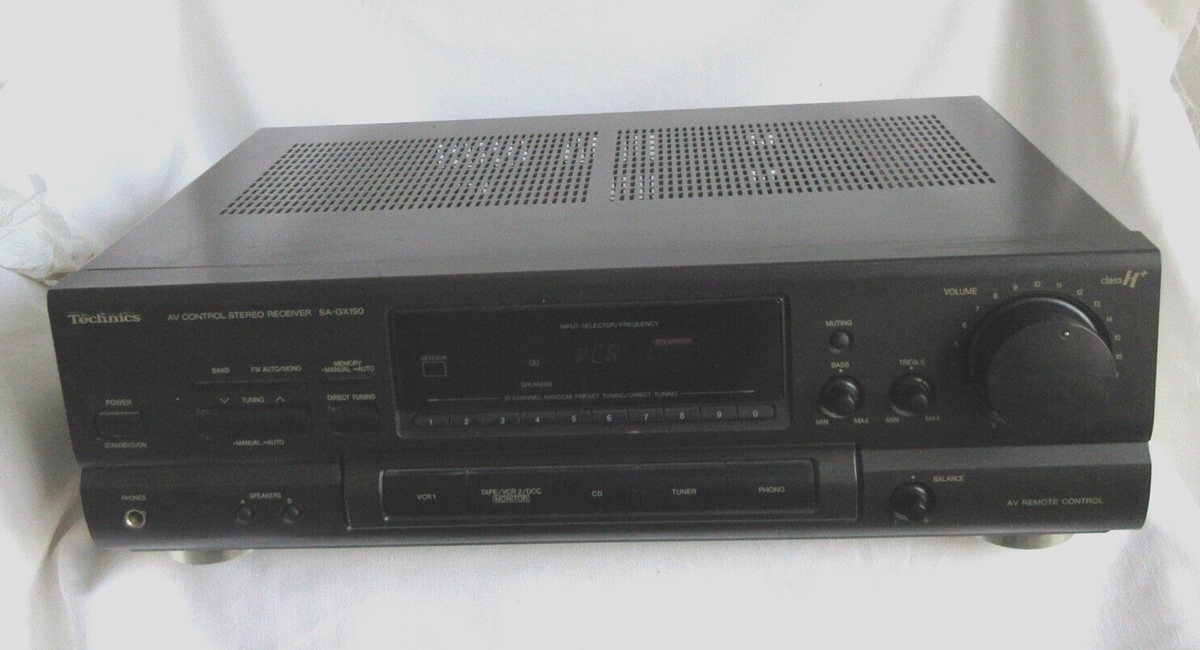 VTG TECHNICS SA-GX190 AV CONTROL STEREO RECEIVER TESTED WORKING