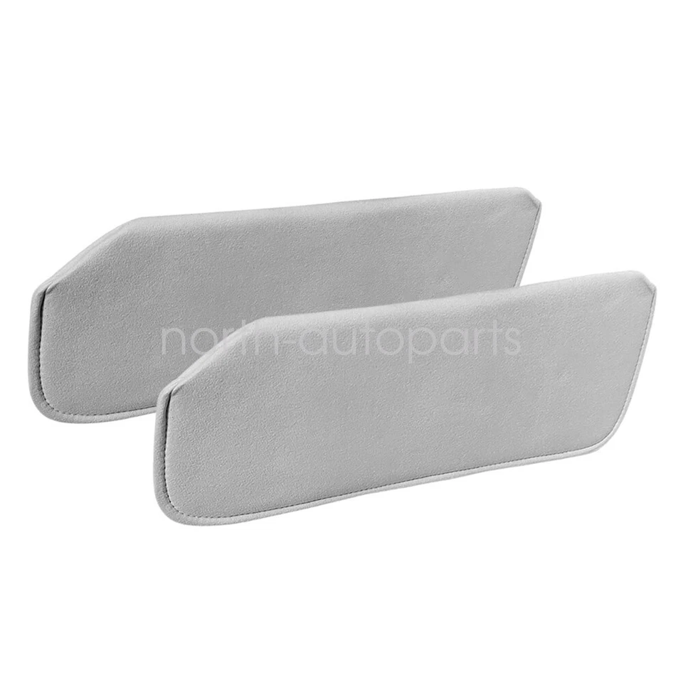 For 88-98 Chevy GMC C/K Truck Suburban Silverado Sun Visor Light Grey Cloth Pair Foto 2 de 4