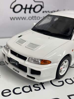 OTTO MOBILE Mitsubishi Lancer EVO III White 1:18 Scale Resin Model