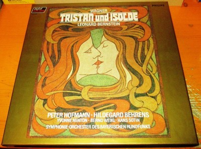 Langspielplatten Box - Richard Wagner - Tristan und Isolde  -  Leonard Bernstein