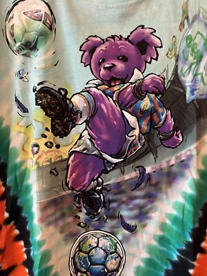 Vintage 1997 Grateful Dead Dead Headers Soccer Shirt Deadstock