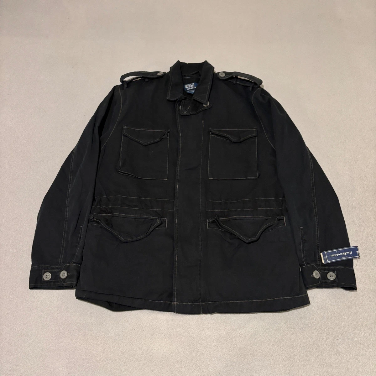 Polo Ralph Lauren Military Jacket Black Coats, Jackets & Vests for
