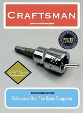 5mm CRAFTSMAN CMMT42675  Hex Allen Bit 3/8-in Drive Shallow Socket Ratchet