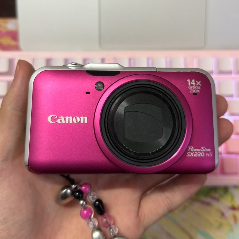 Canon PowerShot SX230 HS CMOS Digital Camera 12.1MP Pink Image