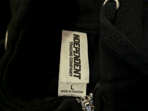 Within Destruction "Deathwish" Zip Hoodie Hooded Sweatshirt Size Large - Afbeelding 4 van 6