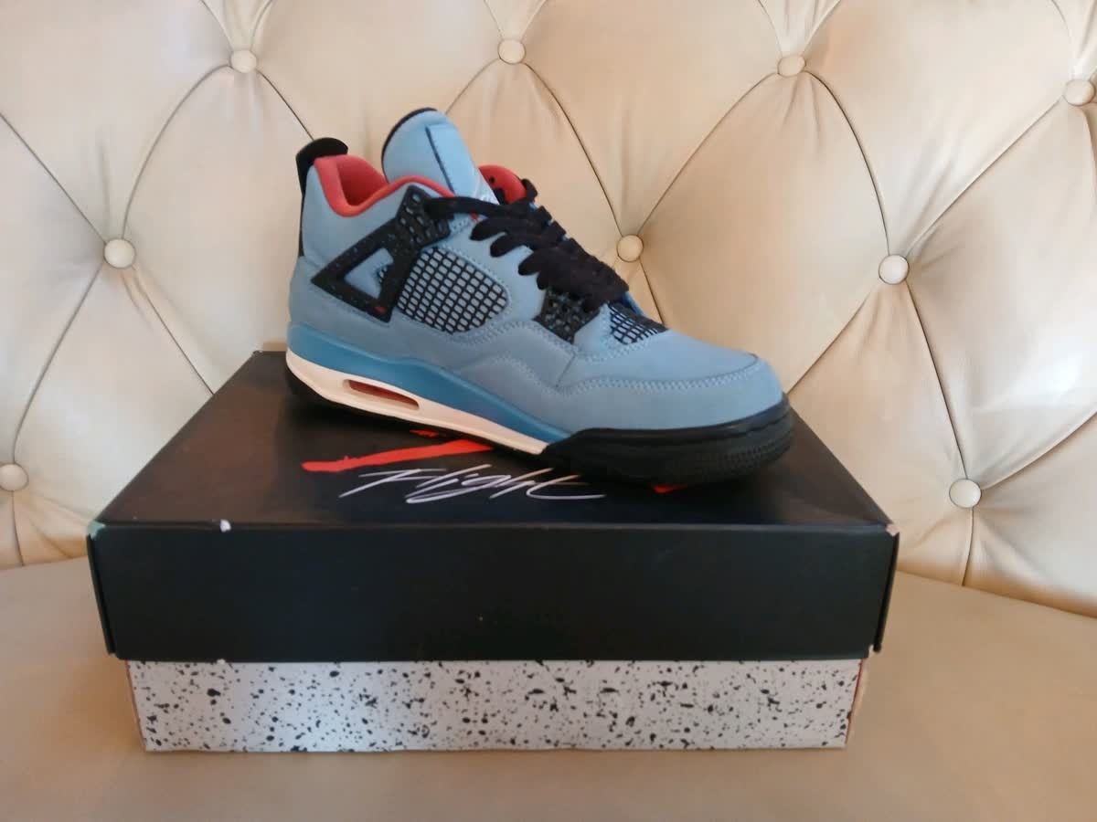 travis scott cactus jack 4s, size 9.5 Air Jordan 4 Travis Scott Cactus Jack - ENDANGERED LA main image 4