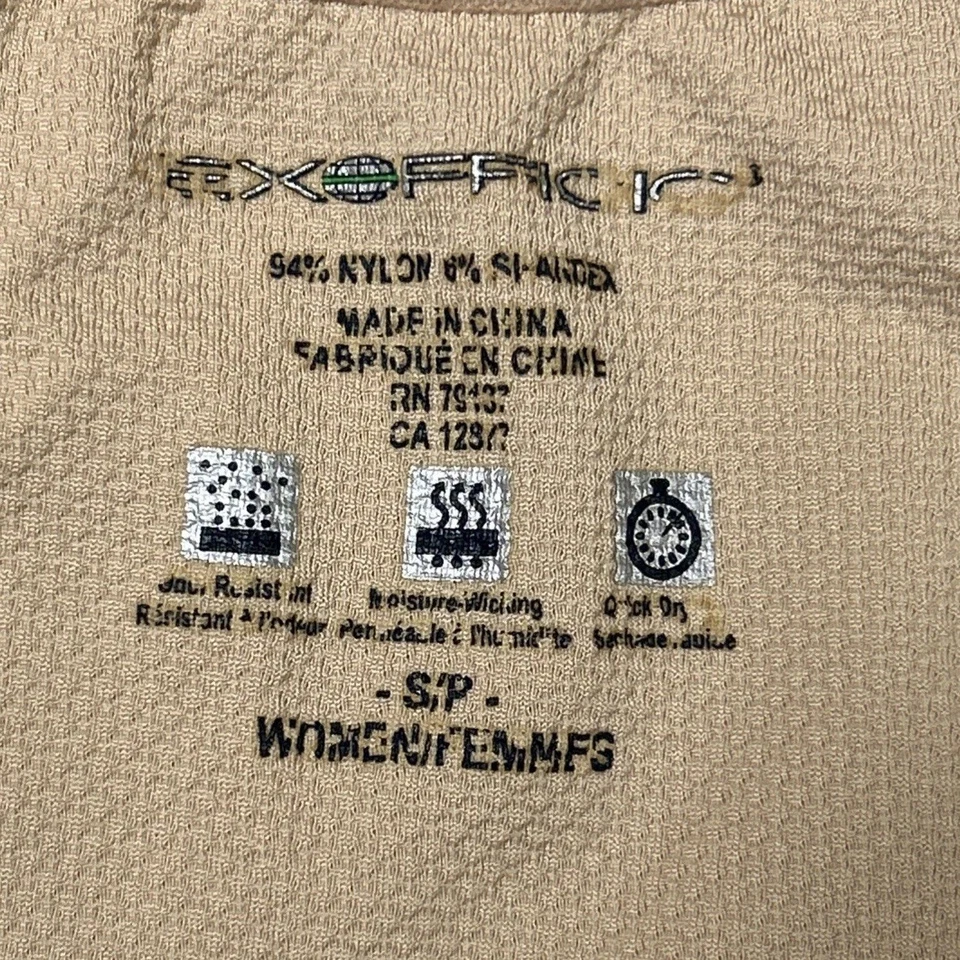 Camiseta sin mangas Exofficio cuello redondo sin mangas elástica cami viaje secado rápido pequeña Foto 4 de 4