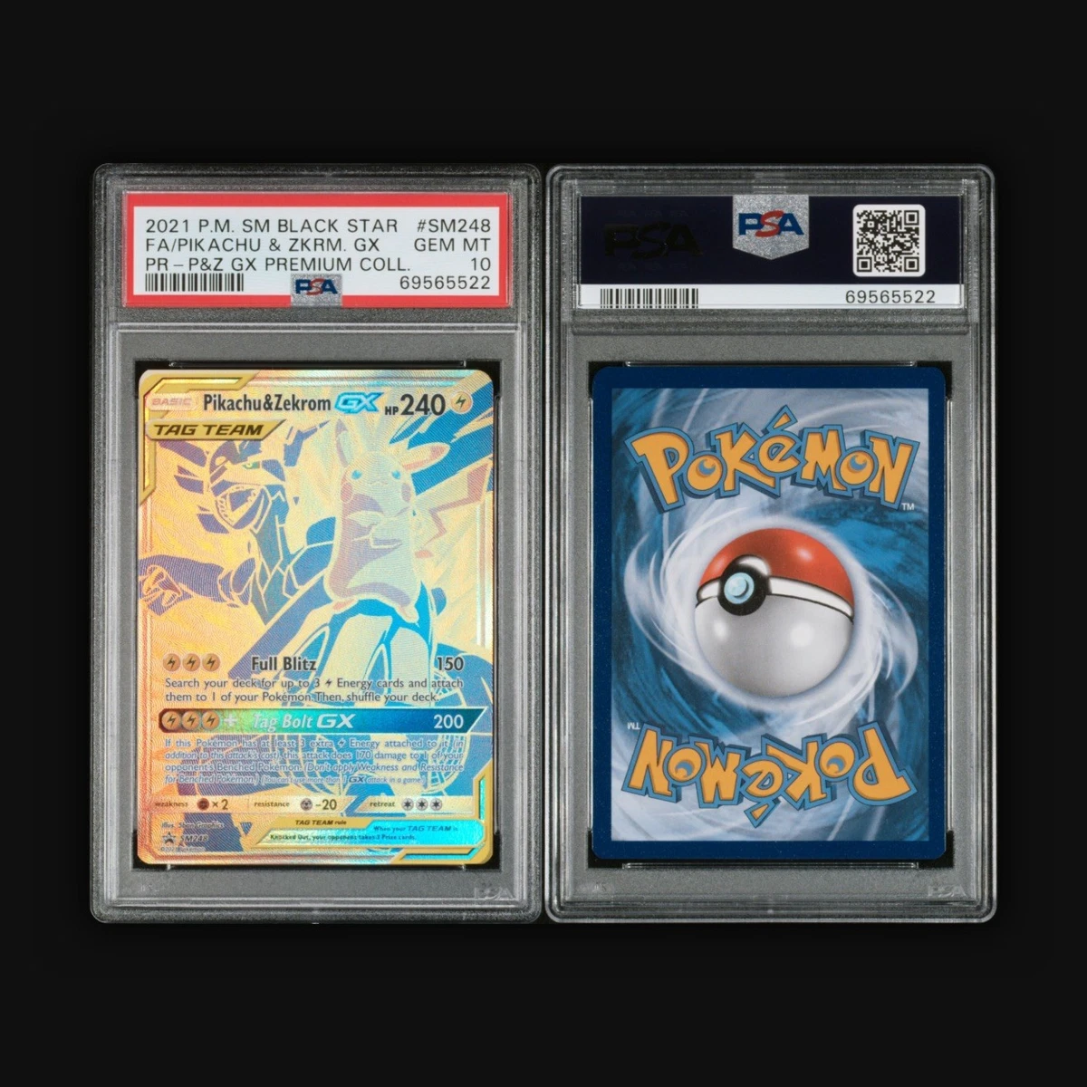 Zekrom Pokémon TCG Professional Sports Authenticator (PSA