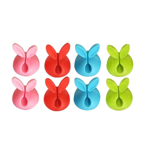 8 Pcs Wire Fixer Self-adhesive Cable Clips Organiser Cord Organizer - Afbeelding 11 van 12