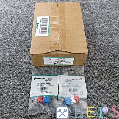 50PCS For Panduit CAT5e Network Module Gigabit Blue CJ5E88TGBU Free shipping US
