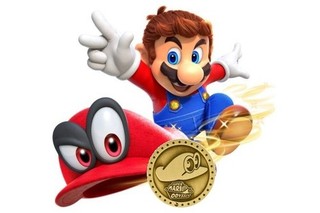 Nintendo Switch Super Mario Odyssey Coin (Best Buy Promo) w/ Protective Case