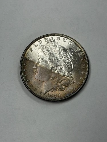1886-P  GEM BU MS MORGAN SILVER DOLLAR * FROM ORIGINAL COLLECTION