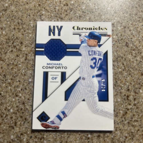 MICHAEL CONFORTO - 2019 Panini Chronicles GOLD GAME USED PATCH # 4/25