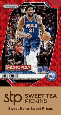 2024-25 Panini Prizm Monopoly #1 Joel Embiid Red Prizms | eBay