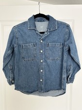 Gap Kids Denim Jacket Size M 8/9 Years 100 Cotton Light Wash