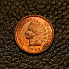 (ITM-7831) 1897 Indian Cent ~ AU++ Condition ~ COMBINED SHIPPING!