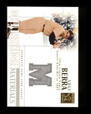 2002 Topps Tribute: Yogi Berra Milestone Materials Relic NM-MT OR BETTER