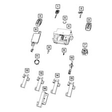 Ram 68584161AA Keyless Entry Transmitter