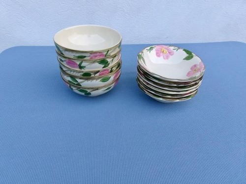 FRANCISCAN *DESERT ROSE* ( LOT OF 11 BOWLS ) CEREAL & FOOTED OATMEAL UNUSED - Picture 9 of 9