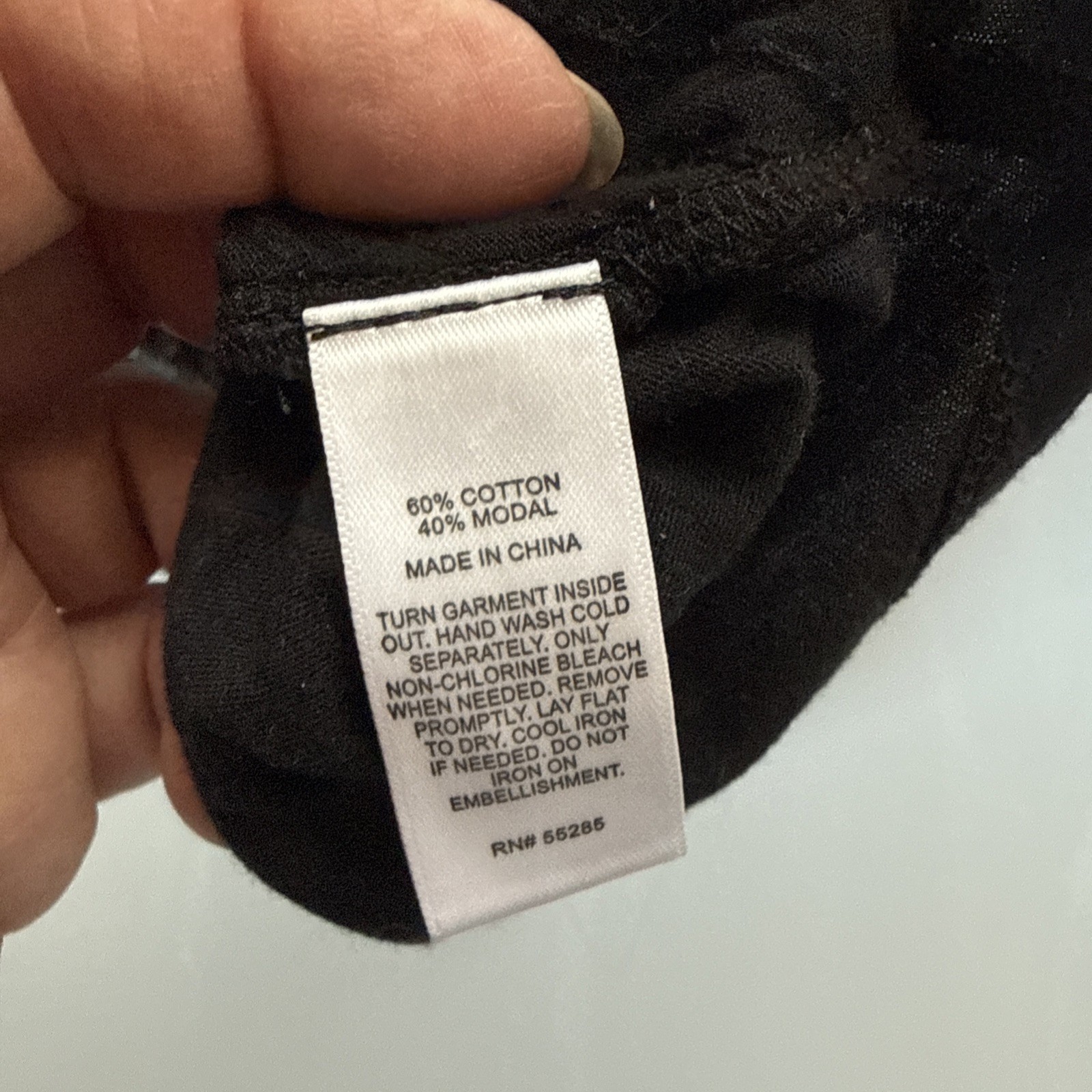 Express Blouse Size Small Black Sequence Sleevele… - image 6