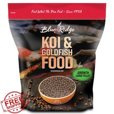 Blue Ridge Koi Fish Food 5lb Growth Formula Goldfish Pond Pellets