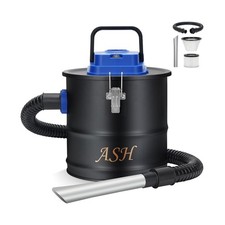 Ash Vacuum Cleaner -2.6 Gallon Fireplace Ash Vac with 800w Powerful Hose Non-...