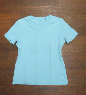 TOP! Hellblau-türkises T-Shirt Gr. 40 von BO VIVA, kurzärmelig, BW