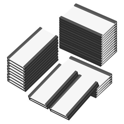 MVISUAL Magentic Label Holders 3x6 Inch, Magnetic Labels for Shelving，Magneti...