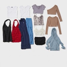 13 Piece Summer Wardrobe Bundle XS Dresses, Shirts, Skirts, Tank Tops, Hoodies