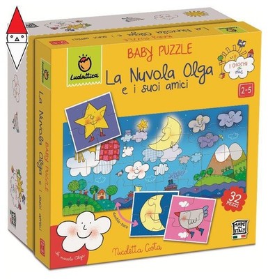 PUZZLE PÄDAGOGISCH NICOLETTA COSTA BABY PUZZLE WOLKE OLGA UND IHRE FREUNDE