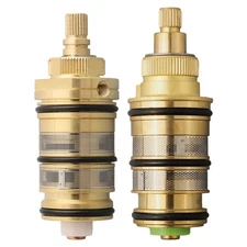 Brass Replacement Thermostat Cartridge Bath Mixer Faucet Shower Valve Repair Kit