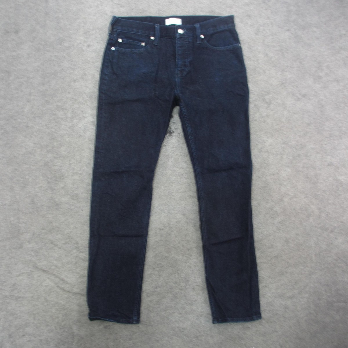 Jean Noir En Denim Stretch à Lacets Original Antthony - Taille 4, Coupe Droite, Neuf Avec étiquette